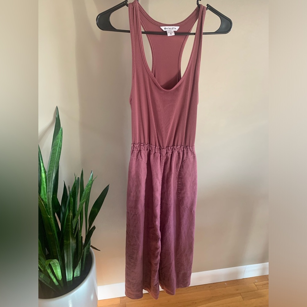Athleta‎ Mauve Linen Dress
